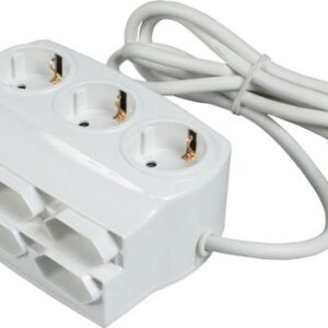 Πολύμπριζο HQ EL-PS900W1-HQ 3XSCHUKO+6XEURO