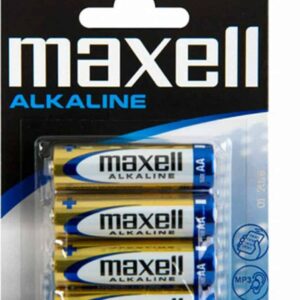 Μπαταρία Αλκαλική Maxell AA 1.5V 4 Pcs