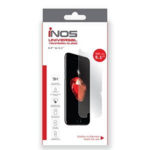 iNos Universal Tempered Glass 9H For Mobile 4.9 To 5.1 Inch