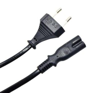 Καλώδιο Τροφοδοσίας Powertech  CAB-P021 2pin, copper, 1.5m, μαύρο