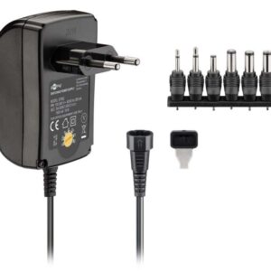 Φορτιστής AC/DC Goobay  67952, 3V-12V, 18W-1.5A, 6 tips