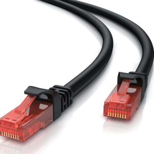 Powertech U/UTP Cat.6 Καλώδιο Δικτύου 3m Μαύρο