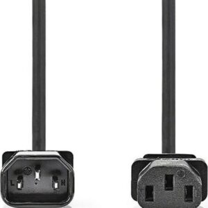 Καλώδιο Τροφοδοσίας HQ Extetion Cable IEC C14 to IEC C13 1.8m Black