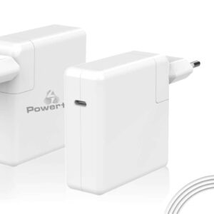 Φορτιστής Notebook Powertech PT-704 για Apple, USB Type C PD, 61W, λευκό