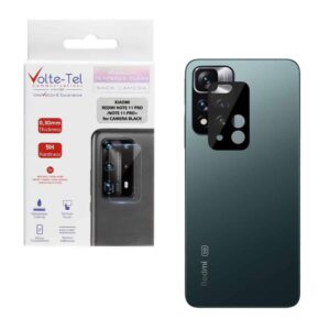 Προστασία Κάμερας Volte-Tel 0.25mm 3D Curved Tempered Glass Black for Redmi Note 11 Pro+ 5G Black