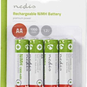 Nedis Επαναφορτιζόμενες Μπαταρίες AA Ni-MH 1300mAh 1.2V 4τμχ