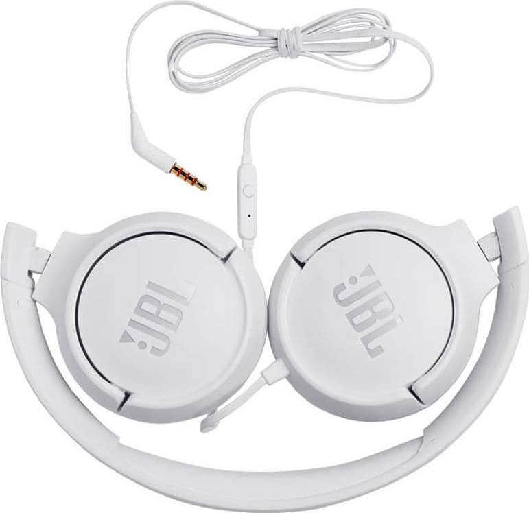 Ακουστικό JBL Tune 500 Wired Headphones White - Image 4