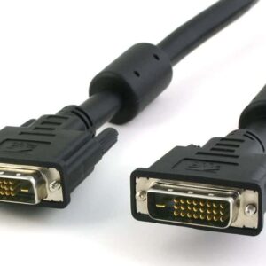 Powertech DVI-D(DL) 24+1,M-M,1.5M, BLACK