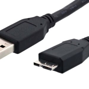 Powertech Καλώδιο USB 3.0 σε USB 3.0 Micro-B SuperSpeed, 1.5m, μαύρο