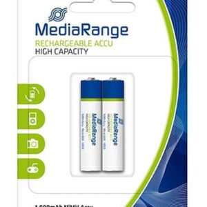 Mediarange επαναφορτιζόμενη μπαταρία Micro AAA(HR03), 1000mAh, 2 τμχ