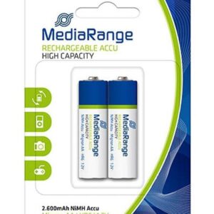Mediarange  επαναφορτιζόμενη μπαταρία Mignon AA(HR6), 2600mAh, 2 τμχ