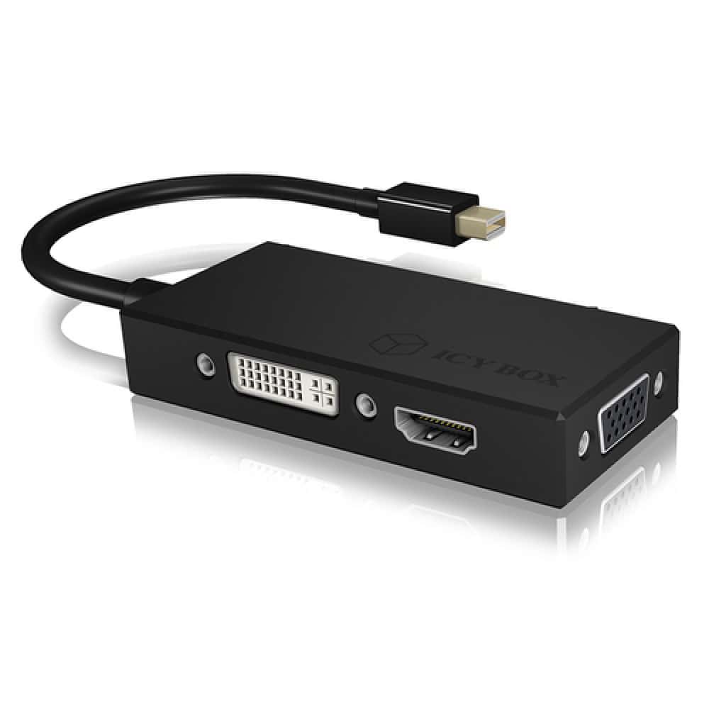 Icy Box IB-AC1032 Adapter Mini Dp To Hdmi / Dvi-D/Vga /60234