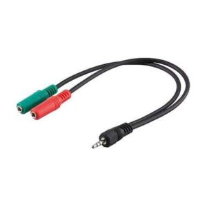 Καλώδιο 3,5mm Stereo Plug -2x3.5mm Jack 0.3m