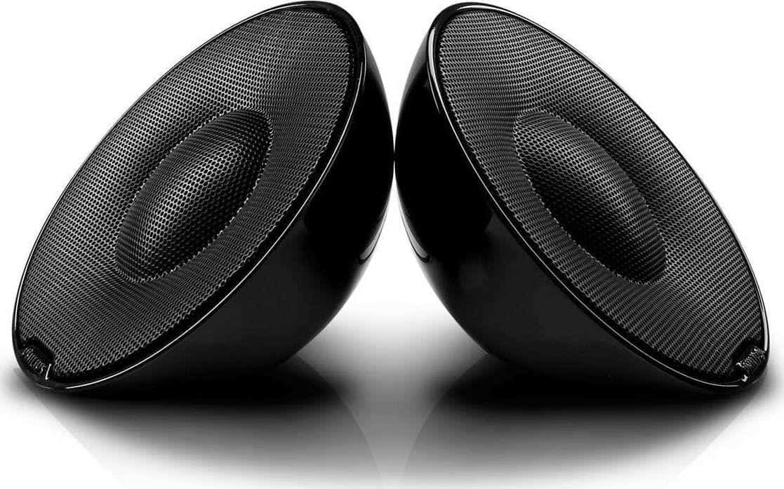 Ηχείο PHILIPS SBP1120/10, 2.0 Channel, 3.5mm jack, Black - Image 2