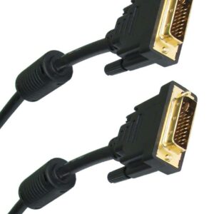 Powertech Καλώδιο DVI-I (M) σε DVI-I (M), 2x Ferrites, 1.5m, Black