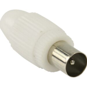 VLSP 40903W Coax connectors coax male white VALUELINE