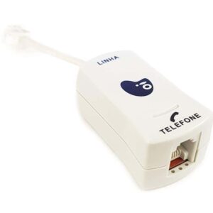 Αντάπτορας Powertech Φίλτρο ADSL για ADSL2+ Modem Router & PSTN, RJ11, 0.20m, Λευκό