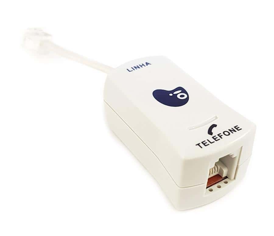 Αντάπτορας Powertech Φίλτρο ADSL για ADSL2+ Modem Router & PSTN, RJ11, 0.20m, Λευκό