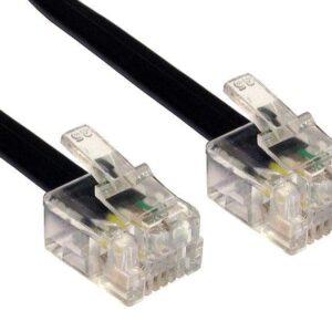 Καλώδιο Powertech Τηλεφώνου RJ11 6P4C, 3m, Black