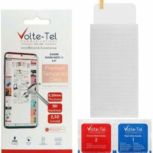 Προστασία Οθόνης Κινητού Volte Tel 9H Xiaomi Redmi Note 11 6.43