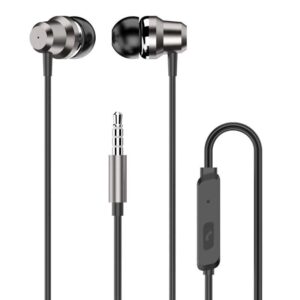 Ακουστικό Dudao in-ear earphone 3,5 mm mini jack headset with remote control silver (X10 Pro silver)