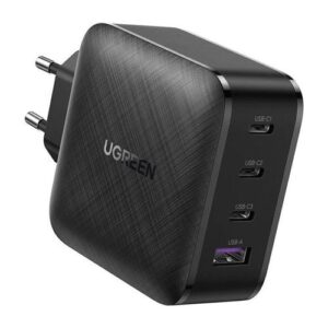 Φορτιστής Κινητού Ugreen  PPS 65W USB / 3x USB Typ C Quick Charge 3.0 Power Delivery SCP FCP AFC (gallium nitride) black