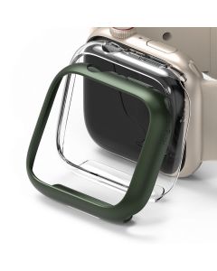 Θήκη Smartwatch Ringke Slim Watch Case 2x set protective case for Watch 7 41mm transparent + green