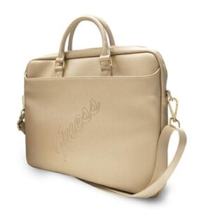 Τσάνατα Ωμου Guess Torba For Laptop 16¨ Saffiano Gold Script
