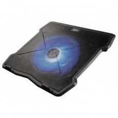 Cooling Fan Nod Storm Cloud Notebook Cooler For Laptops Up To 15.6΄ Black With Blue Led Fan