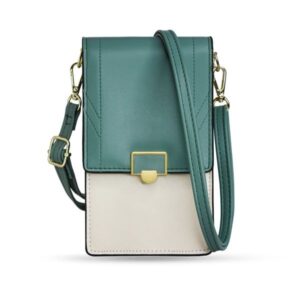 Θήκη κινητού Oem Fancy Bag  Handmade Pouch High Quality Bag For Smartphone Purse with Shoulder Strap Wallet Green