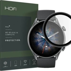 Hofi Hybrid Tempered Glass for Amazfit GTR 3 Pro Black