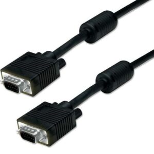 PowerTech VGA Cable 15pin 1080p CCS 3+6 1.5m Black