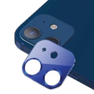 Προστασία Κάμερας Usams Camera Lens Glass for iPhone 12 Metal Blue
