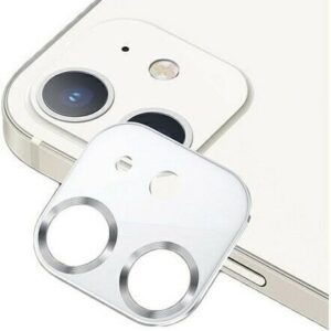 Προστασία Κάμερας Usams Camera Lens Glass for iPhone 12 Mini Metal White