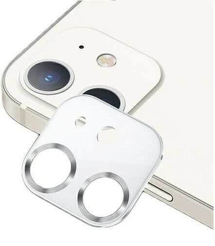 Προστασία Κάμερας Usams Camera Lens Glass for iPhone 12 Mini Metal White