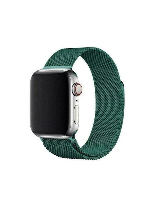 Λουράκι Hurtel Magnetic Strap for Apple Watch 6/5/4/3/2 / SE (40mm / 38mm) Magnetic Band Bracelet Green
