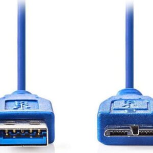 Nedis USB 3.2 Cable A Male - Micro B Male 5.0m Blue
