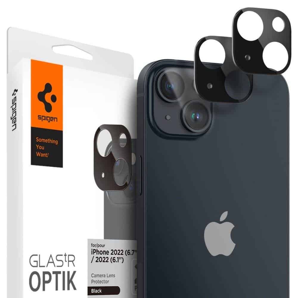 Προστασία Κάμερας Optik.TR Camera Protector Glass for iPhone 14/14 Plus Camera 2 pcs Black