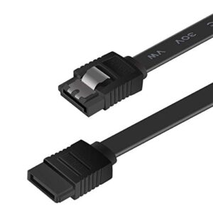 Oem  Καλώδιο SATA 7-pin/7-pin,Black, 0.2m
