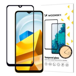 Προστασία Οθόνης Κινητού Wozinsky Full Glue Tempered Glass for Xiaomi Poco M5 Full Screen Cover Black (case friendly)