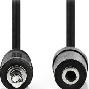Καλώδιο Nedis 3.5mm male - 3.5mm female Μαύρο 2m