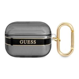 Θήκη Airpod Guess for AirPods Pro cover Black Strap Collection