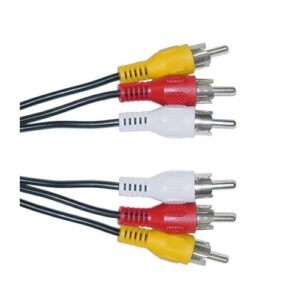 Καλώδιο PT cable 3x RCA (M) σε 3x RCA (M), 5m, Black