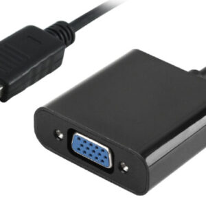 Καλώδιο Powertech PTH-028 converter DisplayPort σε VGA 1920x1200p, μαύρο
