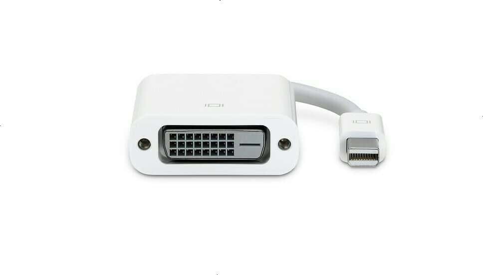 Apple Mini Display Port to DVI Adapter White MB570Z/B (Ανοιχτή Συκσευασία)