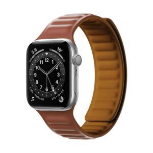 Λουράκι Hurtel Magnetic Strap Watch Strap 6/5/4/3/2 / SE (40mm / 38mm) Magnetic Band Bracelet Brown