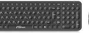 Πληκτρολόγιο και ποντίκι Element Wireless KB-650WMS  Black
