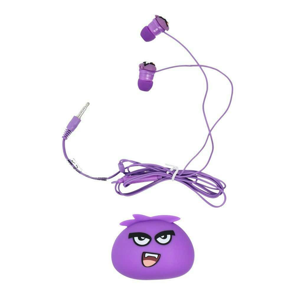 Ακουστικό Oem Jellie Monster Tiger YLFS-01 Jack 3,5mm Purple - Image 2