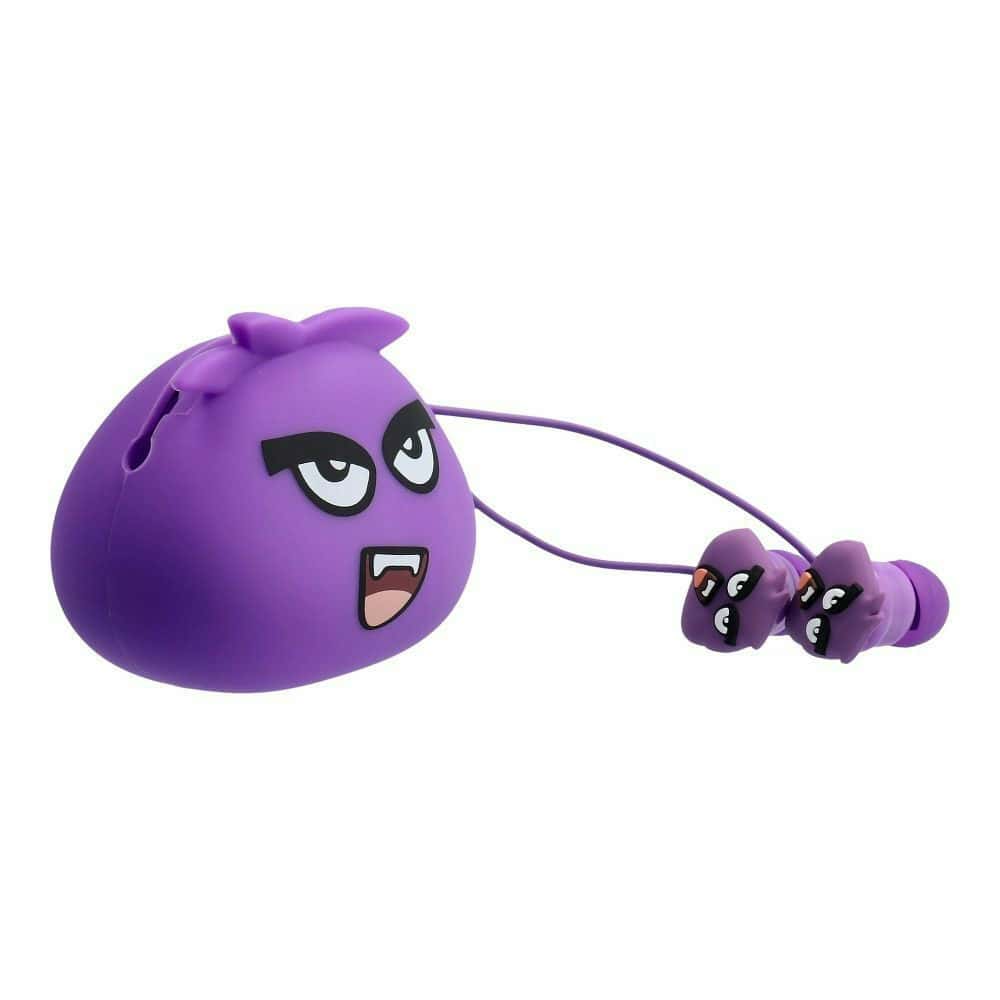 Ακουστικό Oem Jellie Monster Tiger YLFS-01 Jack 3,5mm Purple - Image 3