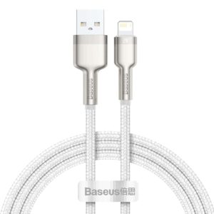 Baseus Cable Cafule Metal USB - Lightning 2.4A 1.0 m White